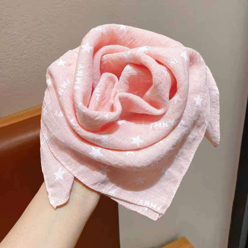 Niñas coreanas bufandas de algodón y lino para niños primavera y otoño delgada baby collar bufandas de viento en todas las estaciones