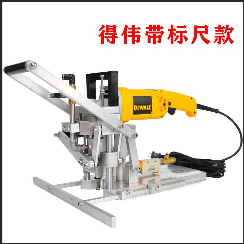 利莱斯背栓机钻石材孔手提机开干挂孔背栓孔里面大外面小的台阶孔