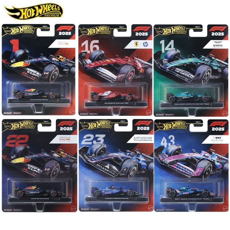In stock: Hot Wheels Gold Edition Ferrari F1, McLaren, Aston Martin, and Red Bull F1 racing cars, limited edition HRV11 In stock: Hot Wheels Gold Edition Ferrari F1, McLaren, Aston Martin, and Red Bull F1 racing cars, limited edition HRV11