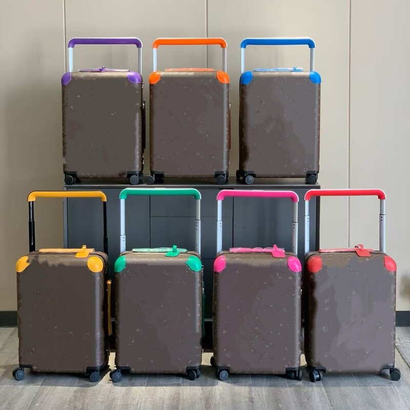 Donkey House Classic Retro Presbyopic Trolley Suitcase High Version Macaron Color 20inch Boarding Case