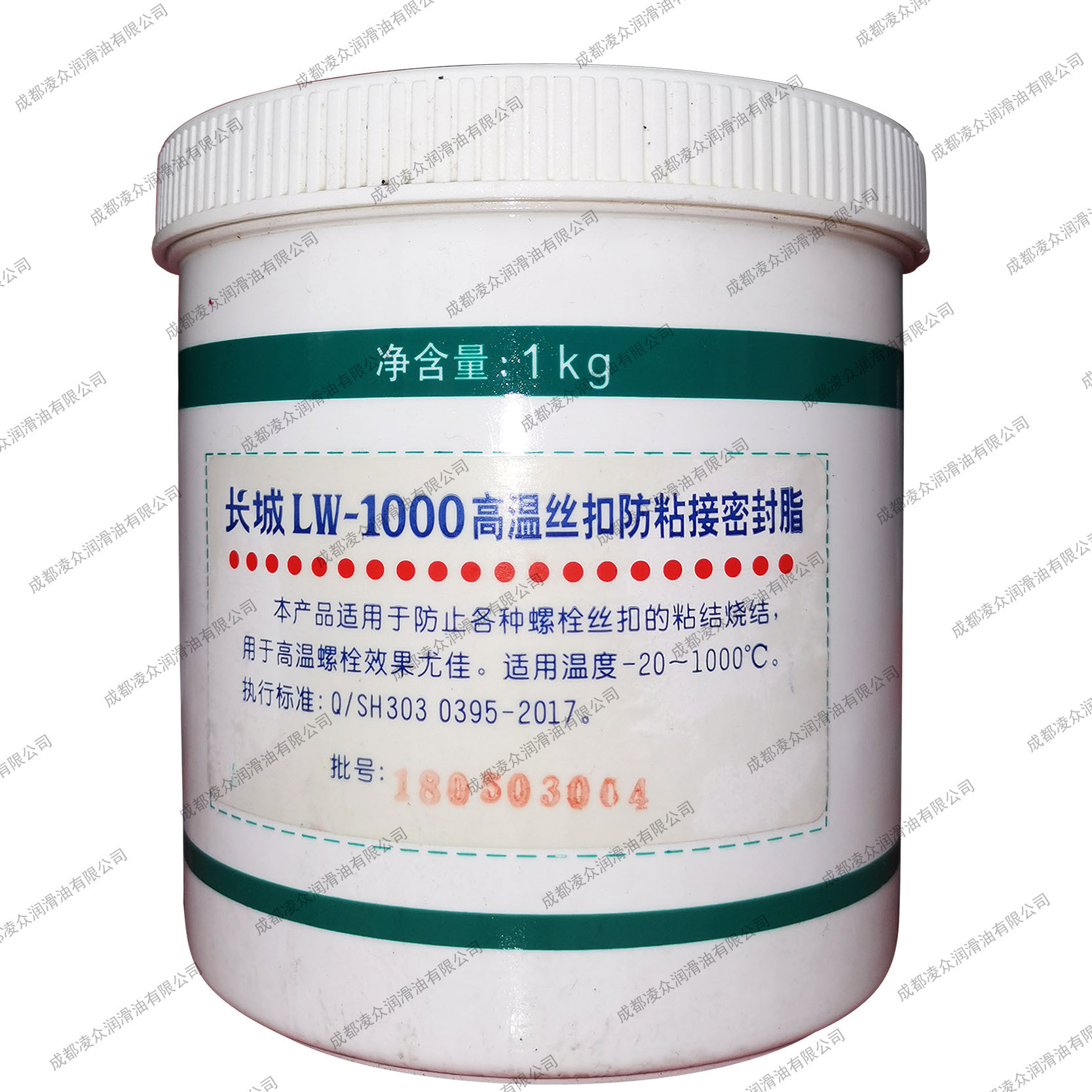 长城LW-1000高温丝扣防粘接密封脂 特种润滑脂 1KG*12/箱