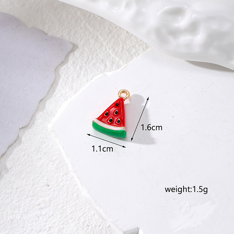 15g Weight Pendant Jewelry Making Type DIY Jewelry Accessories, Earrings, Necklace Classification 10 PCS/Package Quantity Alloy Material Animal, Hamburger, Mushroom, Shrimp, Watermelon, Duck, Dragon, Lobster Pattern Cute Style Enamel, Enamel Craft 10 PCS/Package Alloy Animal Hamburger Mushroom Pendant DIY Jewelry Accessories Earrings Necklace 4