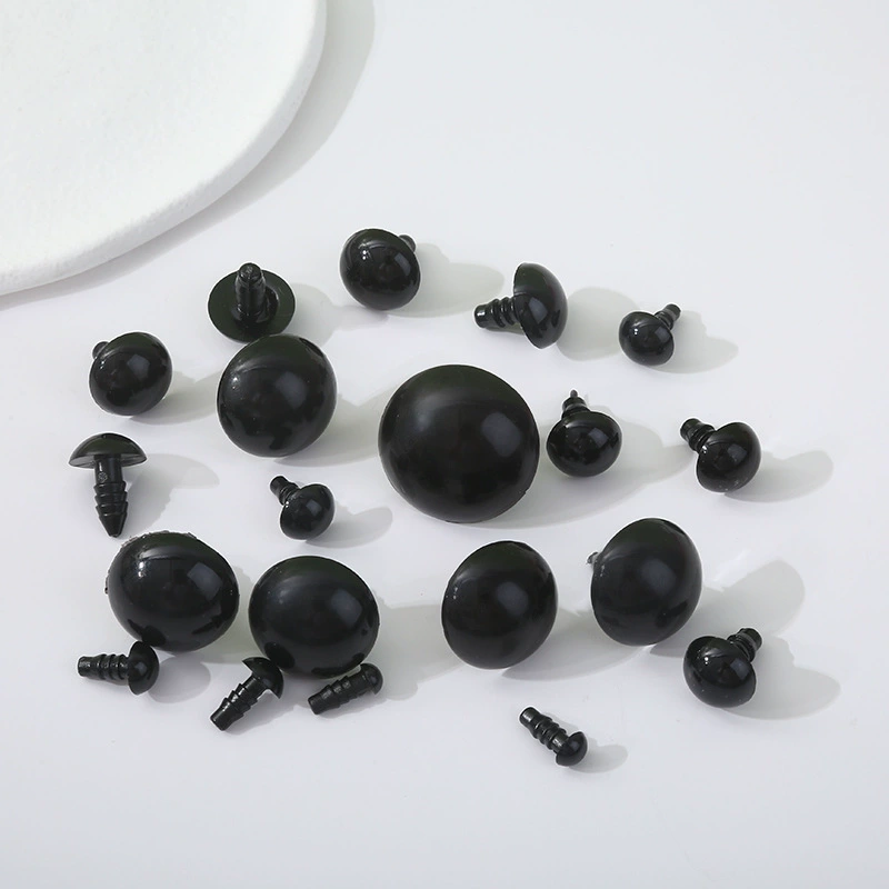 Куклы пластиковые аксессуары для носа DIY плюшевая игрушка плюшевый медведь глаз нос черный винт треугольный бархатный нос