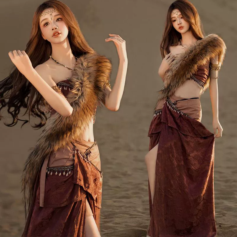 Новая фотостудия в стиле племенной принцессы, этническая западная экзотическая ковбойская одежда для путешествий, одежда для фотосъемки