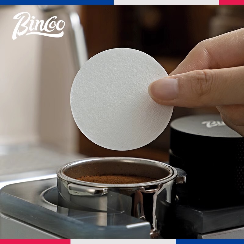 Bincoo Espresso Machine Handle Round Powder Bowl Special Filter Paper Moka Pot 58mm Universal 100 Pieces Filter Bincoo Espresso Machine Handle Round Powder Bowl Special Filter Paper Moka Pot 58mm Universal 100 Pieces Filter