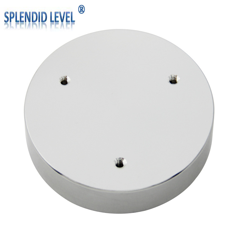 Metal universal level 6015 with mounting holes aluminum portable high-precision level bubble round horizontal bubble