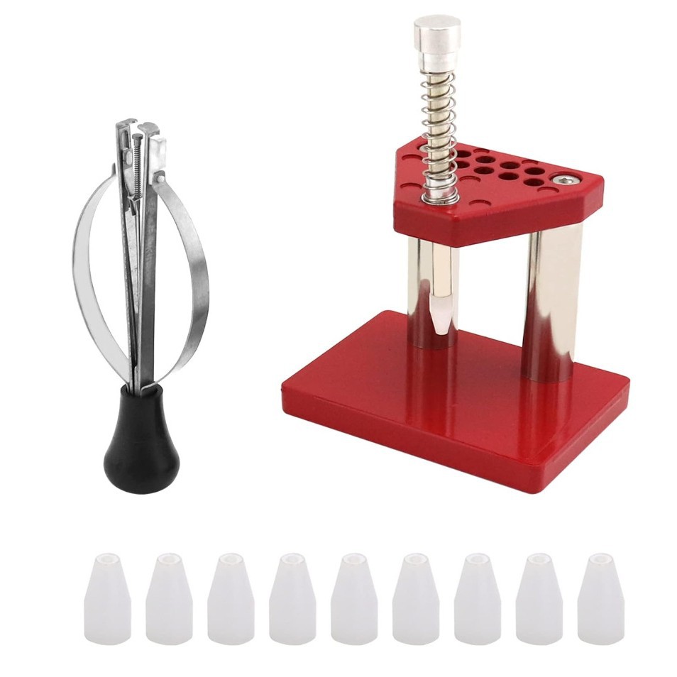 修表工具手表装针机拆装手表时分针套装工具装针机取针器机芯座