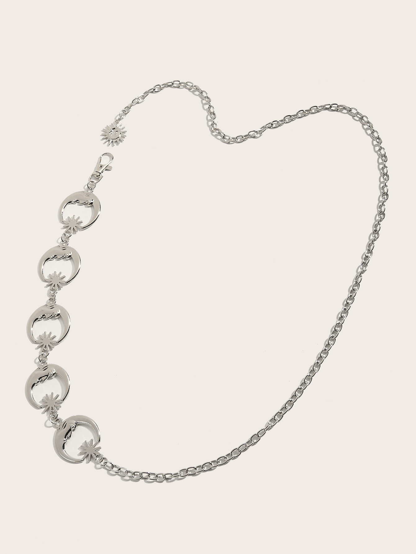 100g Weight Waist Chain Classification Holiday, Beach Occasion Iron Material Sun Pattern Spring&Summer Season Women's Gender Vacation Style Wholesale Jewelry Vacation Sun Iron Waist Chain 7