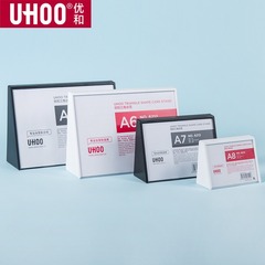 Youhe 三角テーブルラベルバーフロントデスク席表示カード皿値札カタログ落下防止ラベルカード