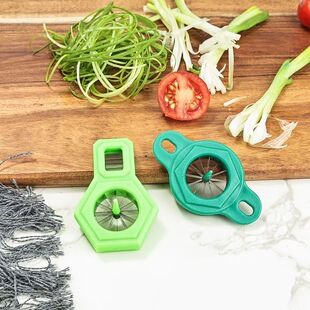 Factory in stock Onion Wire Tool Stainless Steel Plum Blossom Onion Wire Knife Household Fast Cutting Onion Wire Tool Onion Wire-drawing Tool