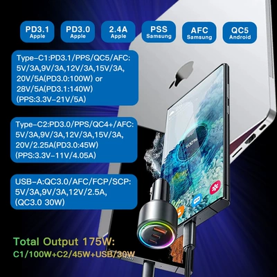 Charging Pd140W Step-Up Laptop – Mobil şarj cihazları