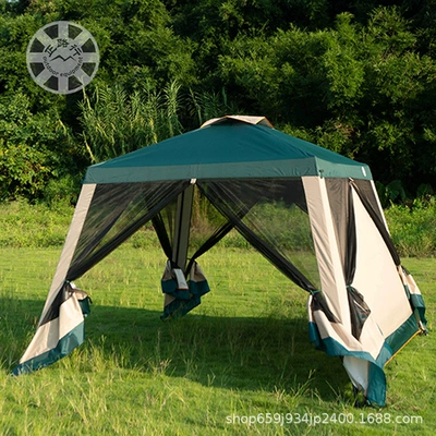 Zhengluxing Outdoor Awning, Rainproof, Çadırlar - dark-green-khaki-pergola-1-side-cloth-more-than-8-people
