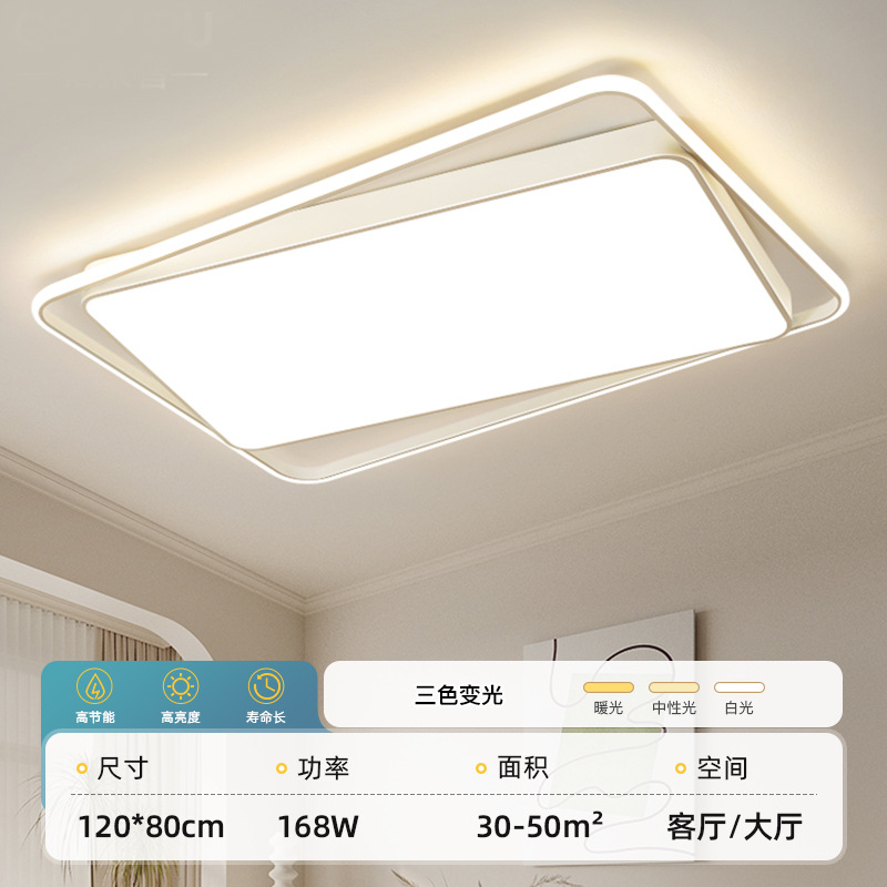 Espectro completo A Blanco cuadrado 120 * 80cm - Tricolor 168W