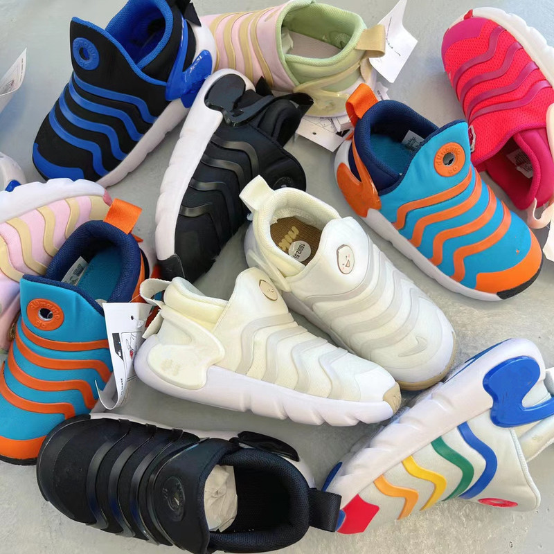 Putian Factory Caterpillar Third Generation One-Leg High Version Children's Shoes for Men and Women Xiaolongbao Casual Toddler Shoes Batch