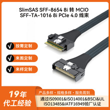 SlimSAS SFF-8654 8iתMCIO SFF-TA-1016 8i PCIe 4.0����������