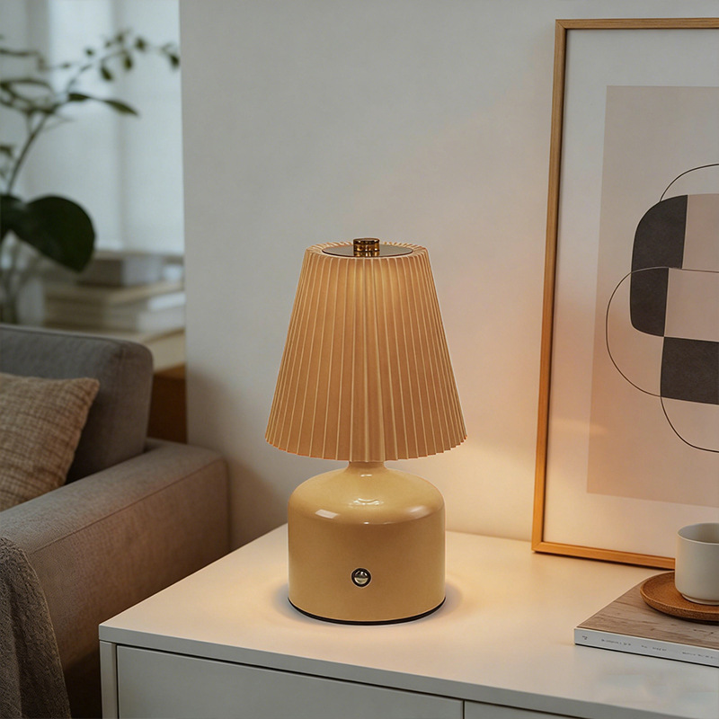 Amazon transfronteriza redonda creativa lámpara de hongo LED lámpara de escritorio USB lámpara de noche dormitorio lámpara de cabecera decorativa luz de atmósfera image 16