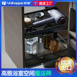 Unihopper库博美妆收纳篮衣柜衣帽间浴室储物衣物抽屉篮收纳卧室