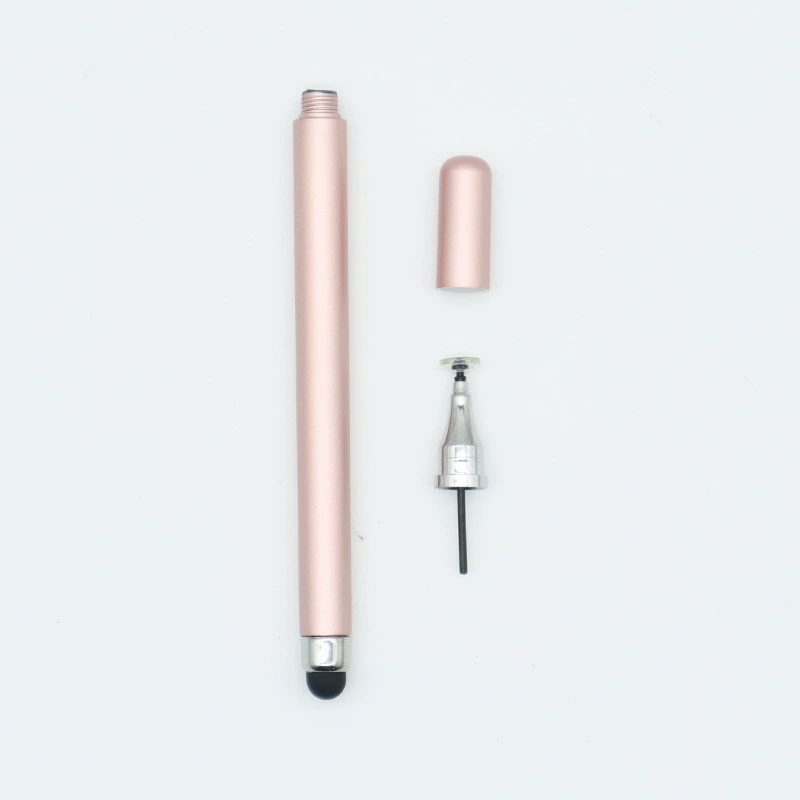 Two-in-One Disc-Tip Capacitive Stylus for iPad & Mobile, Conductive Cloth Head, Precision