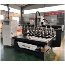 多头1813数控圆雕机工艺品摆件佛像三轴四轴三维立体雕刻机