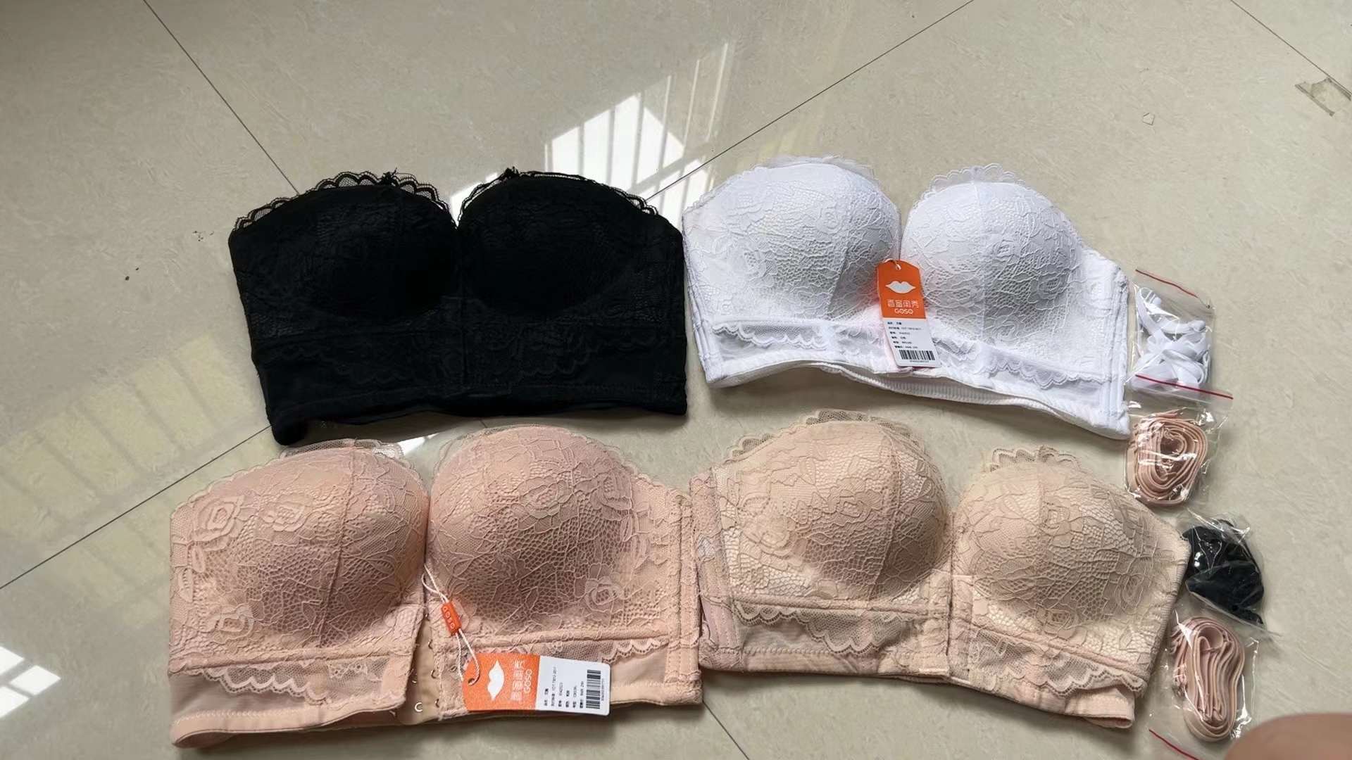 Nueva hebilla frontal multi-breasted ajustable push-up colección de pecho cómodo sin costuras inalámbrico superior delgada inferior ropa interior gruesa para mujeres