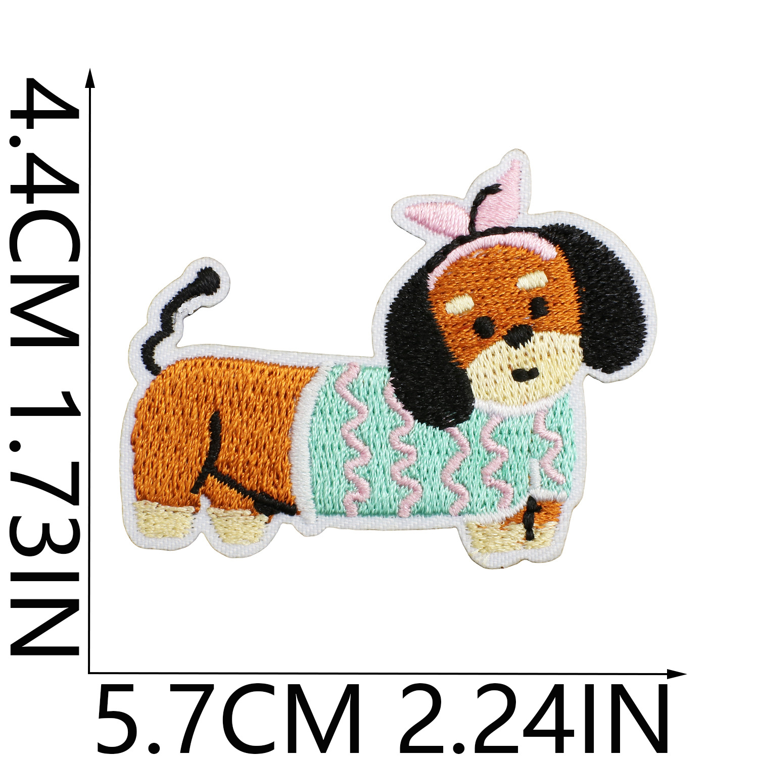 3g Weight Clothing Sticker Patches Classification 1 Piece Quantity Dacron thread Material Dog Pattern Casual, Elegant, Cute Style Embroidery Craft 1 Piece Casual Elegant Cute Dog Dacron Thread Clothing Sticker Patches 5