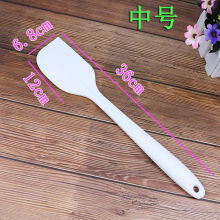 烘焙白色一体式硅胶刮刀大号家用蛋糕搅拌刀耐高温橡皮软铲刀