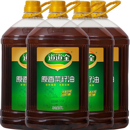 道道全原香菜籽油5L桶装物理压榨食用油原香原味高端品质