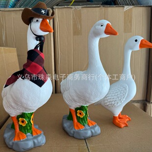���F��Giddy the Porch Goose Statue �T���Z ���@���Z�ײ���ɳ��