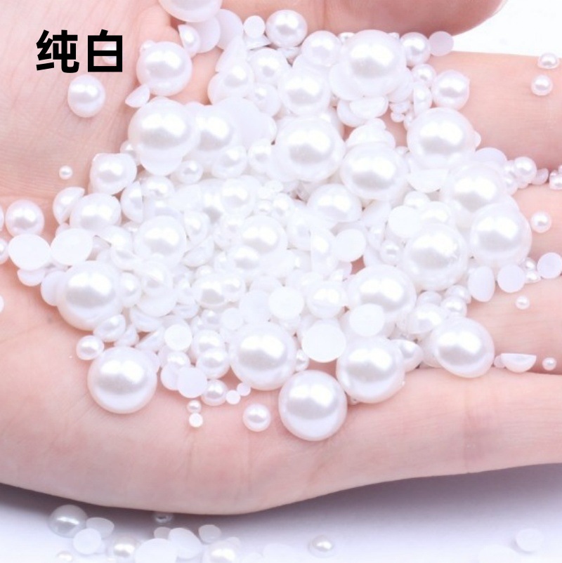 平底珍珠纯白1