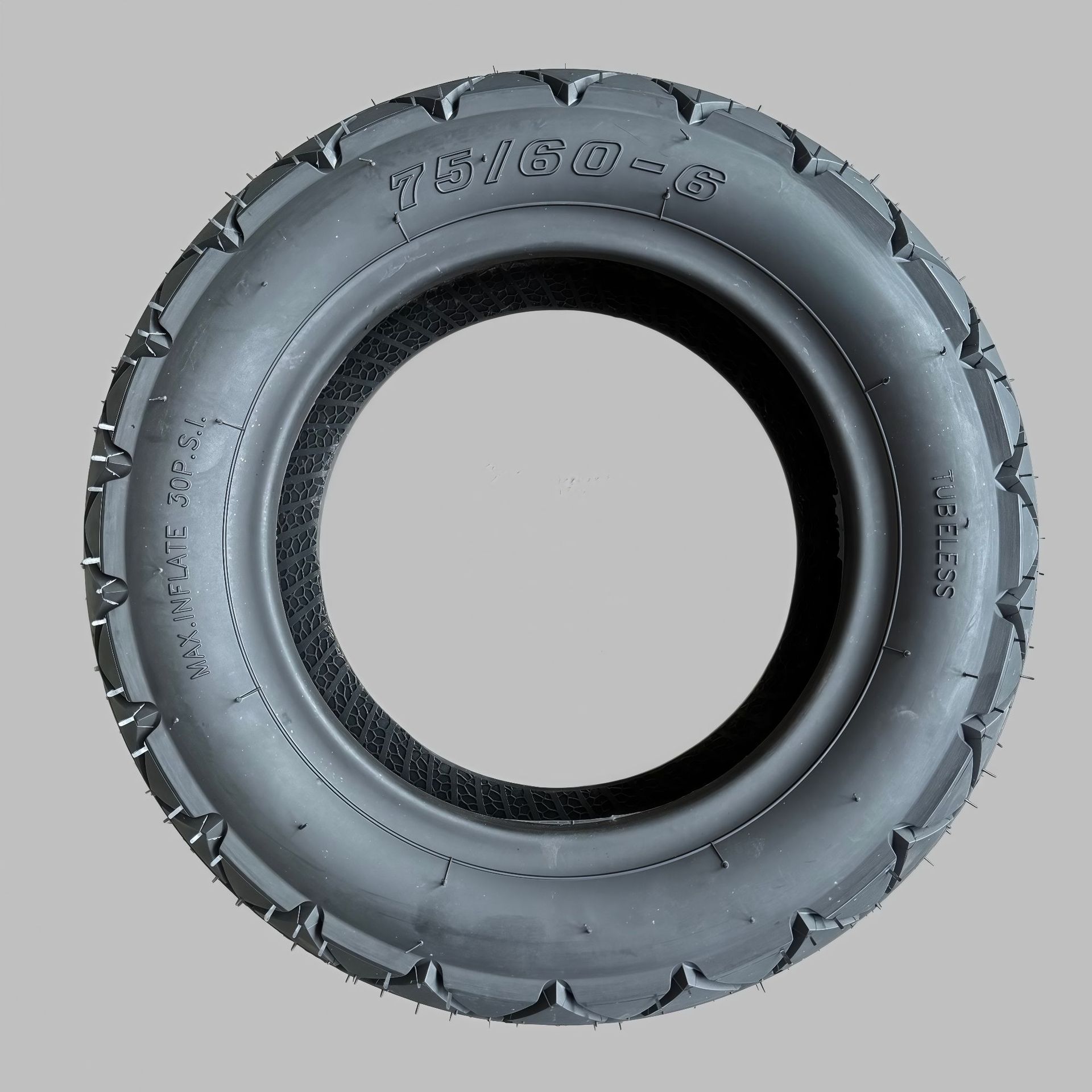 75/60-6 vacuum tire is suitable for electric scooters and ride-sharing vehicles, featuring thickened and wear-resistant properties