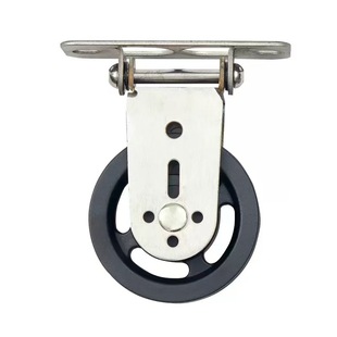 Factory Direct Sales Fitness Equipment Rotating Pulley Aluminum Alloy Groove Wheel Nylon Pulley Large Wheel Wire Rope Pulley Accessories