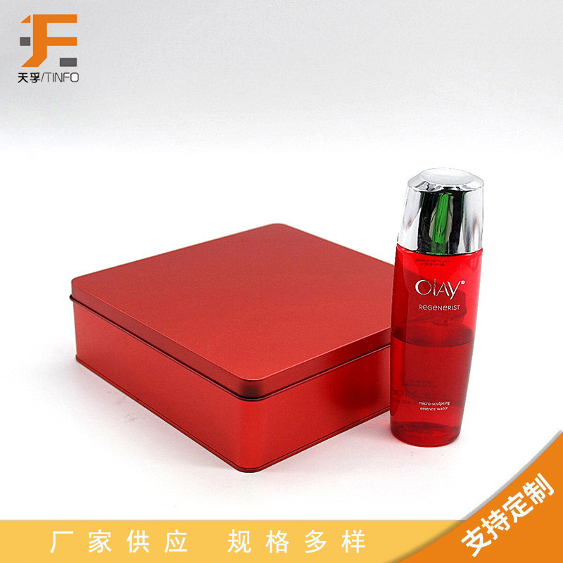 供应护肤品护手霜包装铁盒化妆品面膜眼膜马口铁盒礼品金属盒