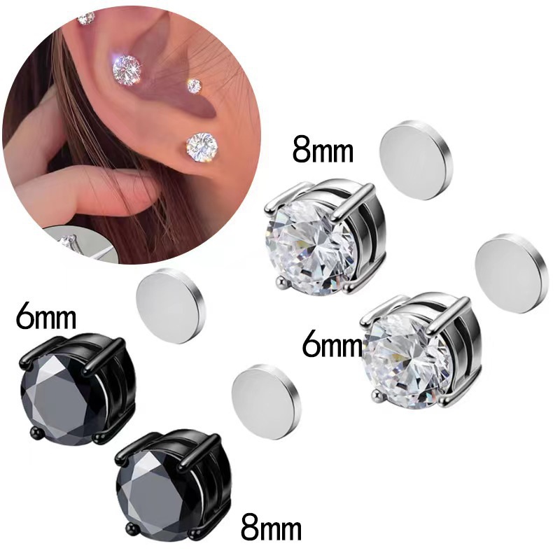 ear clips with zircon