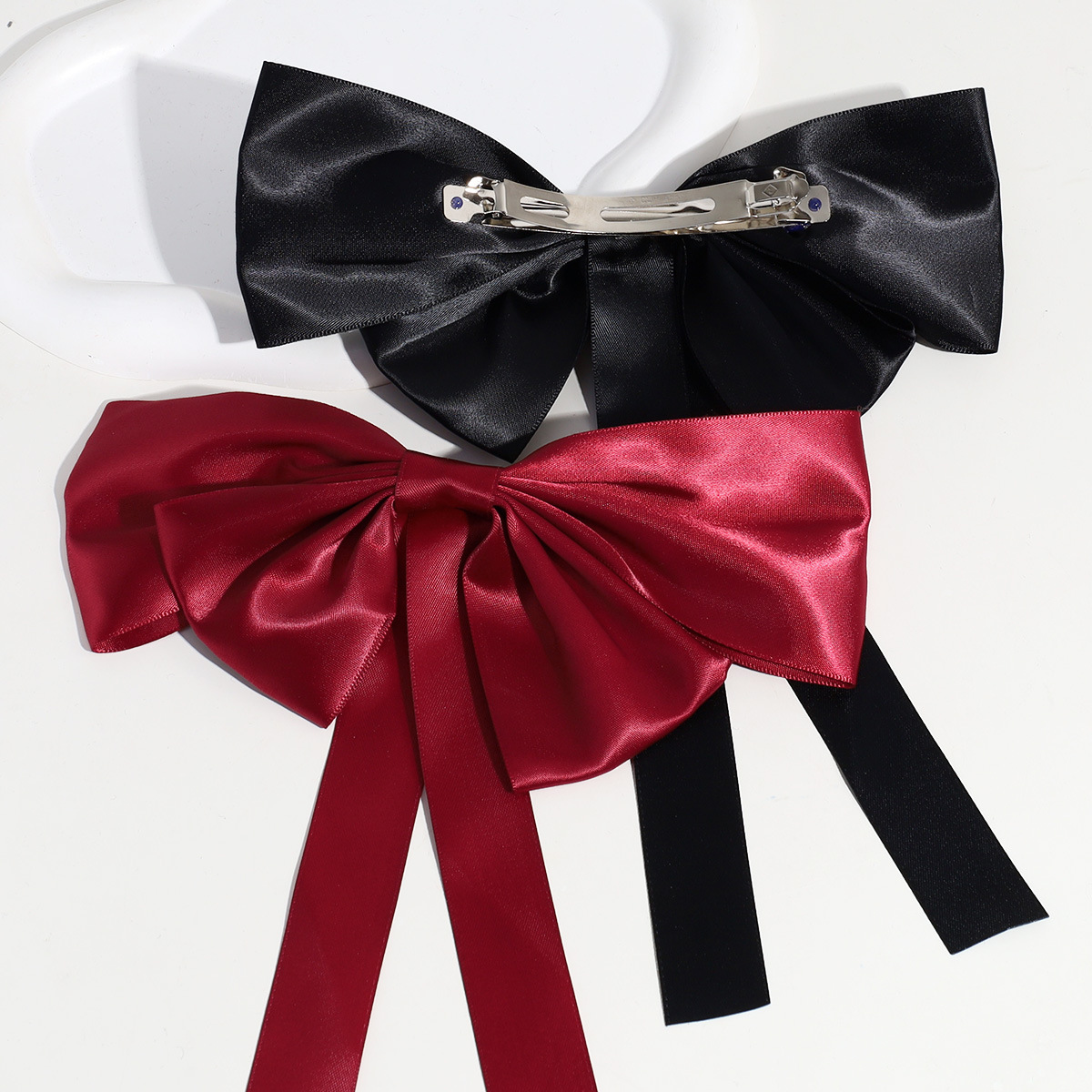 Sweet Bow Knot Polyester Hair Clip display picture 5