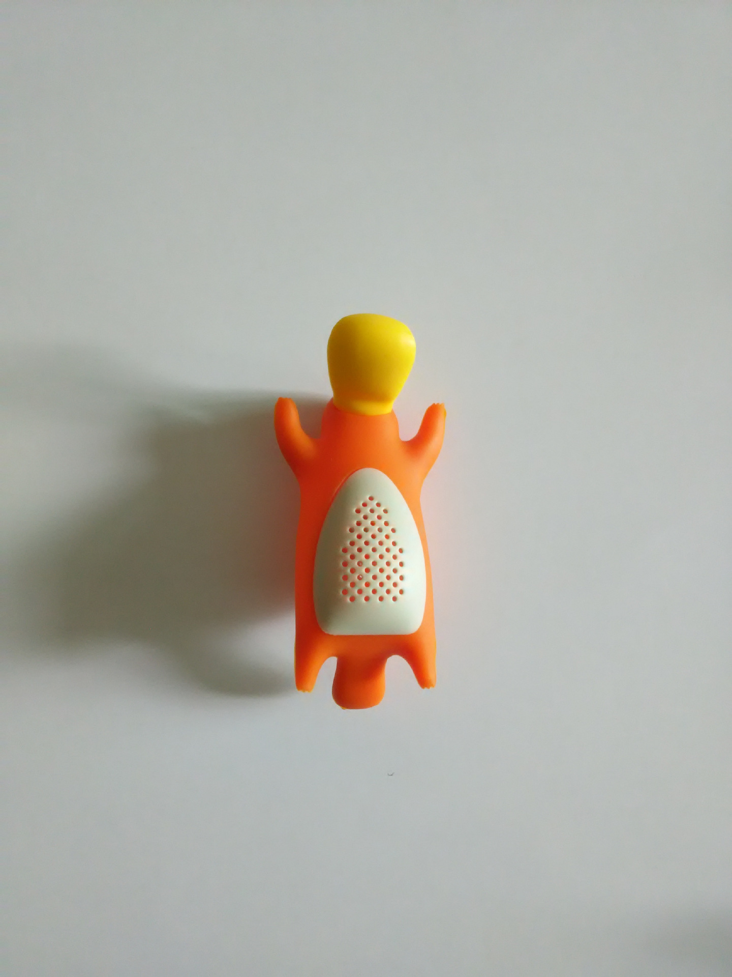 오렌지색 오리너구리 티포트