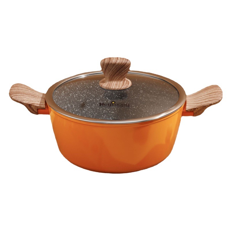 Maifan piedra wok mármol sartén antiadherente leche olla traje multifuncional hogar Cocina de inducción Universal