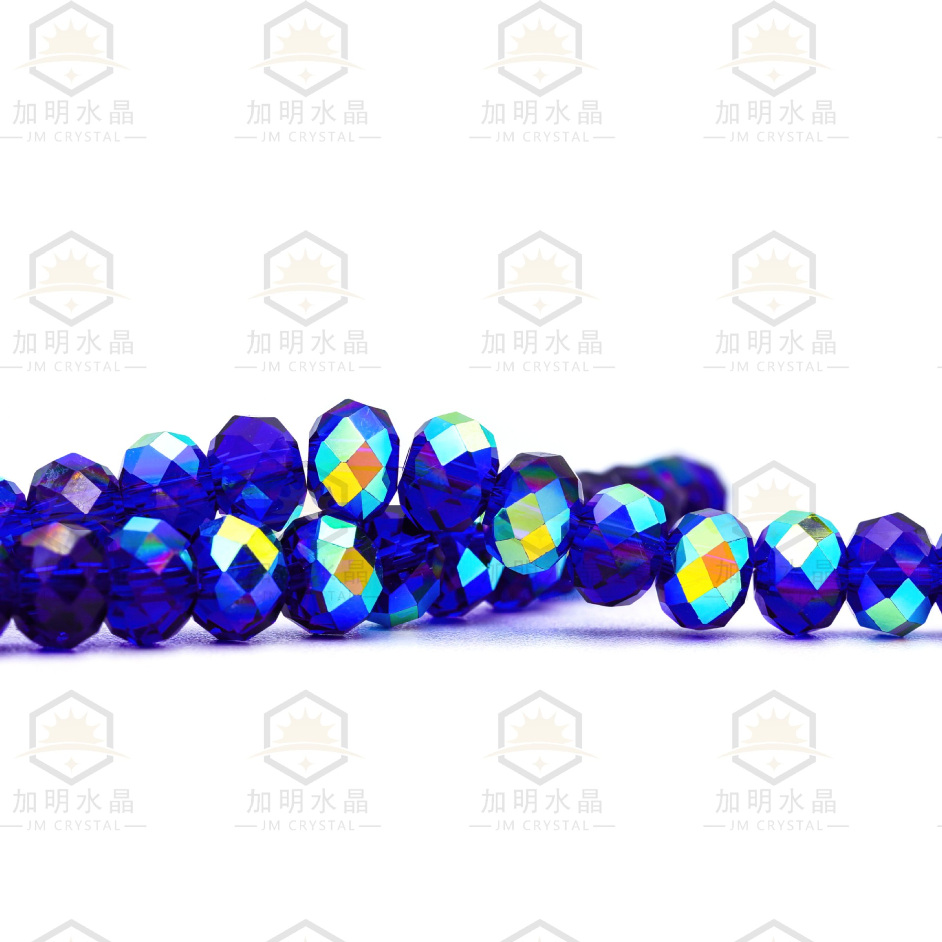 2 / 3 / 4 / 6 / 8 / 10MM imitación de Swarovski K9 buca austriaca ábaco de perforación de cristal de cristal
