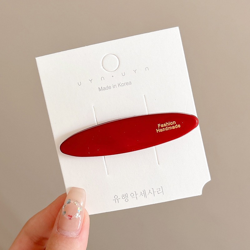 Horquilla de metal de alta calidad para otoño e invierno clip para flequillo en la frente femenina