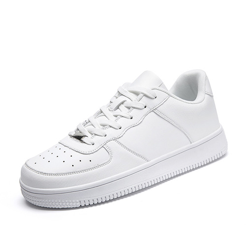 White shoes, men's shoes, breathable, versatile, sports and leisure couples sneakers, large size Putian aj Air Force One skateboard shoes