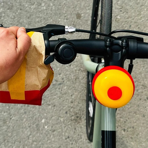 McDonald's car bell mountain bike bell children's bicycle bell super loud universal road horn balance car decoration
