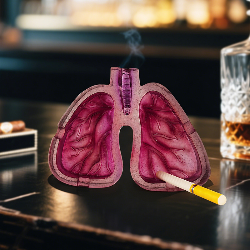  New Product Human Lung Shape Resin Ashtray Home Living Room Desktop Decoration Creative Ornament