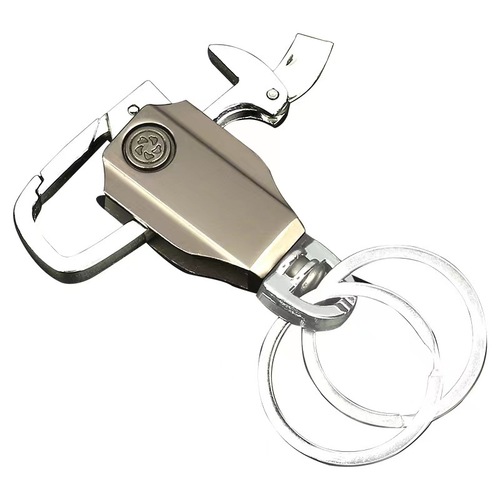 Fingertip spinning keychain, multifunctional bottle opener, detachable express knife, free laser logo