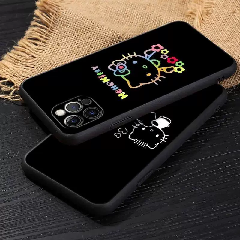 Apple, милый чехол для телефона Hello Kitty, совместимый защитный чехол, чехол для iPhone