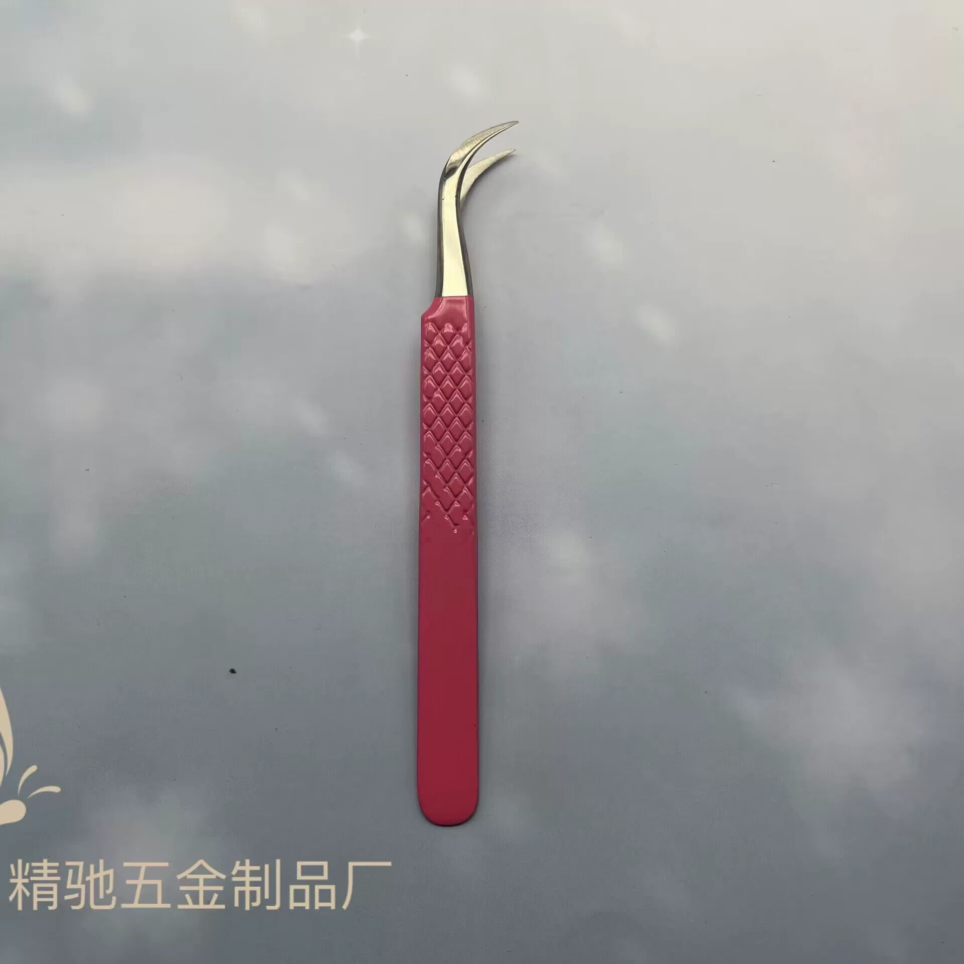 Eyelash extension, tweezers, eyelash curler
