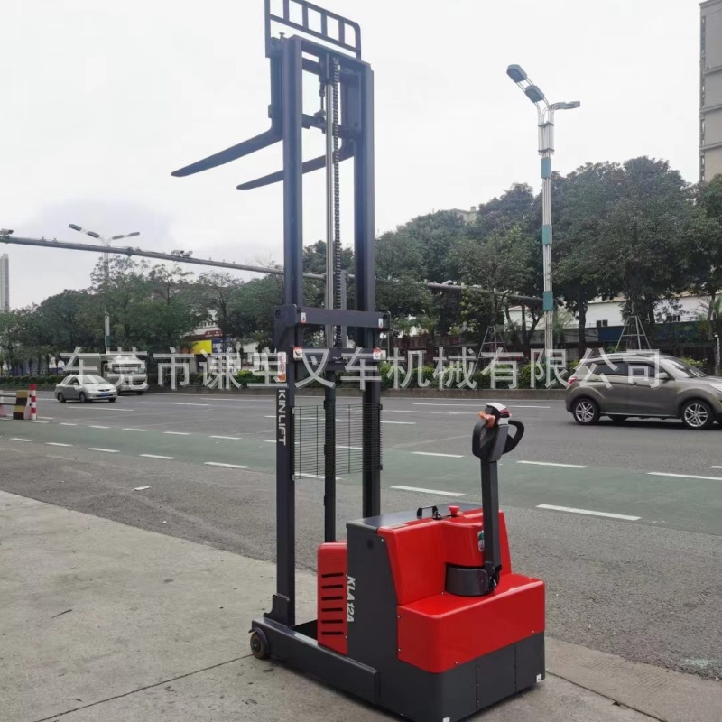 Apilador de equilibrio pequeño 1,2 T carretilla elevadora hidráulica eléctrica completa manipulación y carga sin patas carretilla elevadora eléctrica