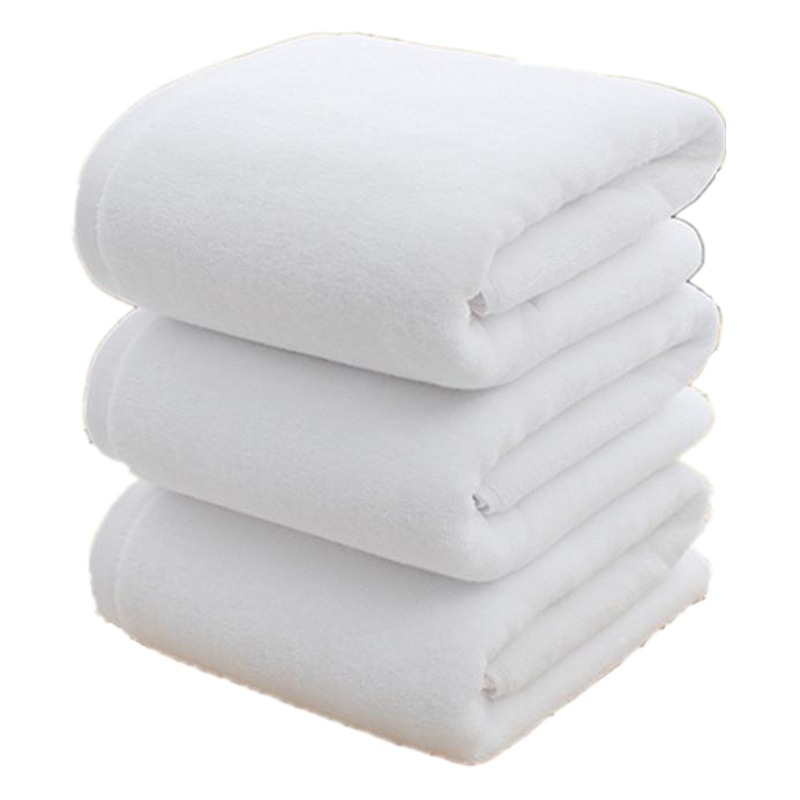 Cotton Bath Towel, Large Bath Towel, Five-Star Hotel, Beauty Salon, White Towel, Pure Cotton Bath Towel, Extra Large, Thickened, Absorbent