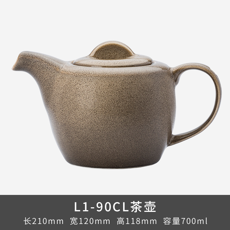 Transfronterizos LZ LICang cerámica cubiertos de ensalada de frutas de lujo ligero platos de arroz tazas de té caseras