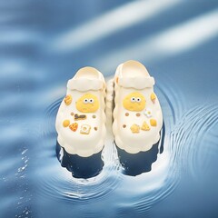 New cartoon cute cheese cheese cookie hole shoe flower set DIY detachable 3D shoe buckle accessories