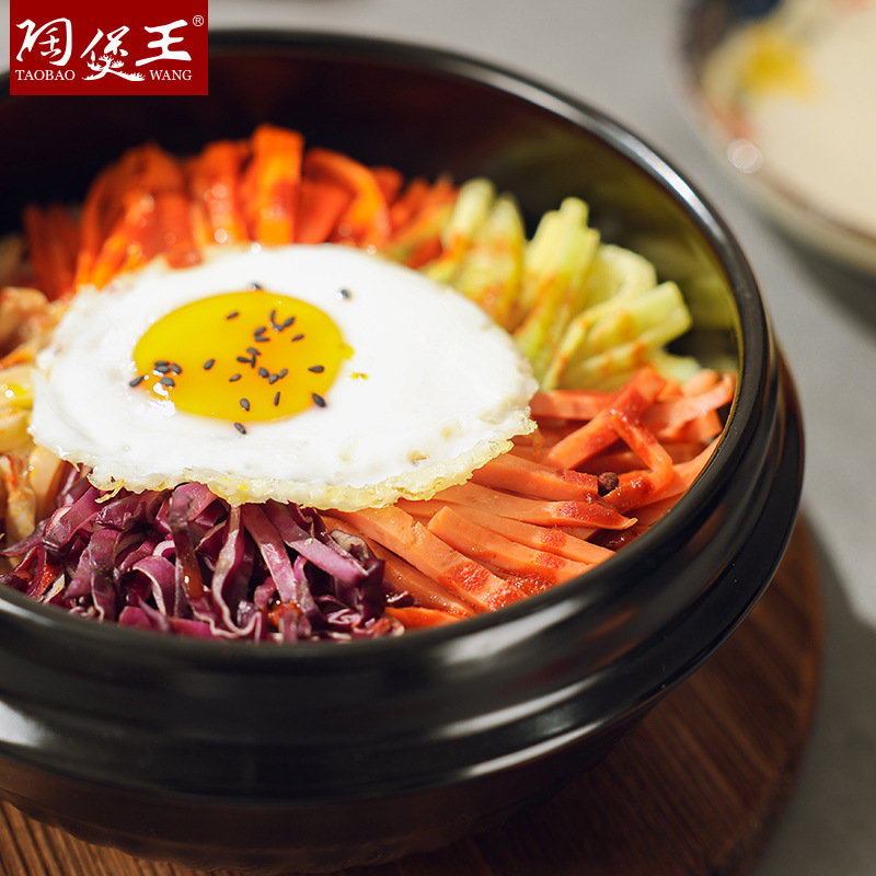 Olla de piedra + olla de piedra especial para mezclar arroz, olla de cerámica estilo coreano, olla para guisar pollo, olla de barro para uso doméstico, olla de barro duradera. image 3