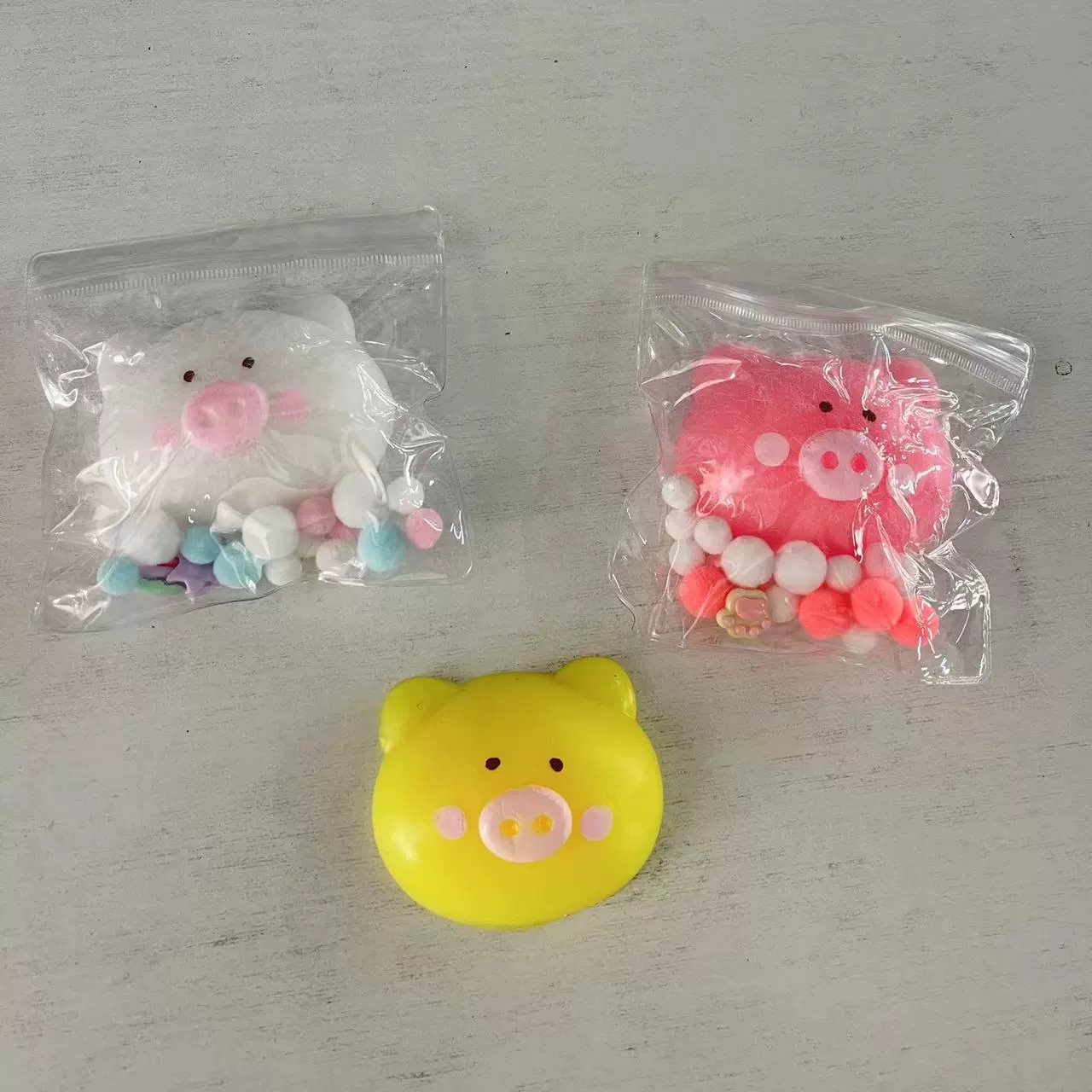 Фуксия слайм, милый кролик, игрушка, новая коллекция, антистресс